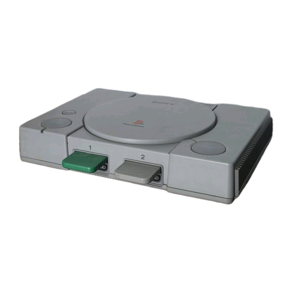 Sony PlayStation 1 PS1 Gray Console Gaming System SCPH-1001 Powers On Parts